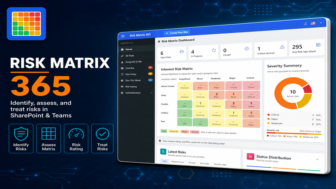 Risk Matrix 365 product preview