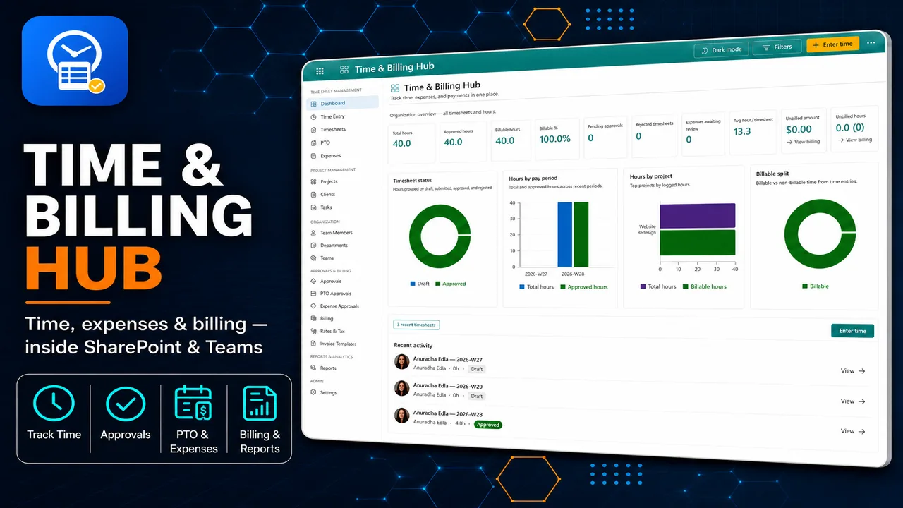 Time & Billing Hub video walkthrough preview